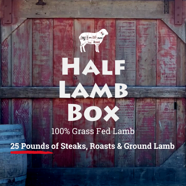 Stemple Creek Ranch 1/2 Lamb Box + $50 Gift Certificate