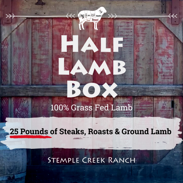 Stemple Creek Ranch 1/2 Lamb Box