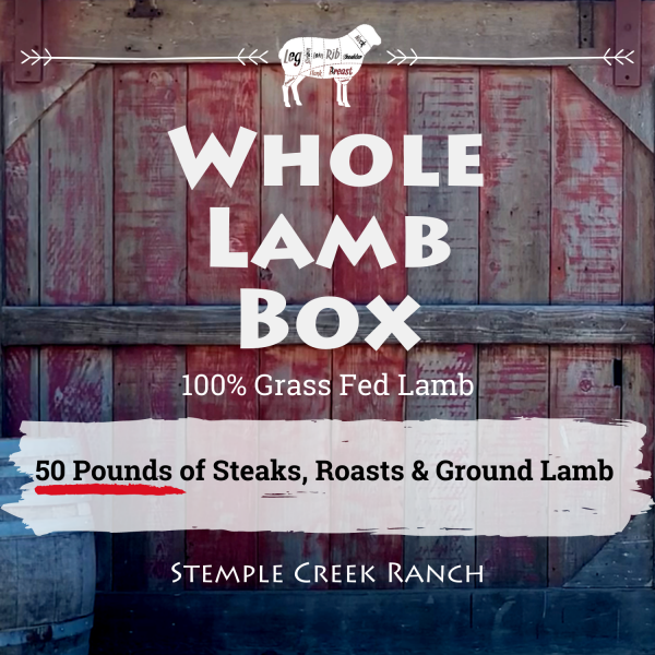 Stemple Creek Ranch Whole Lamb Box