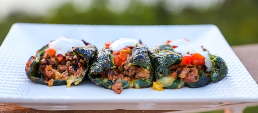 30-Minute Meals: Keto-friendly Grilled Stuffed Poblano Peppers