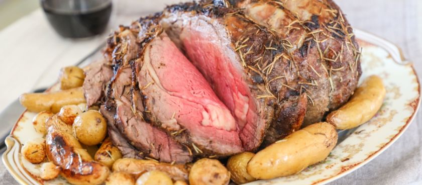 Keto-friendly Reverse-Sear Prime Rib of Beef
