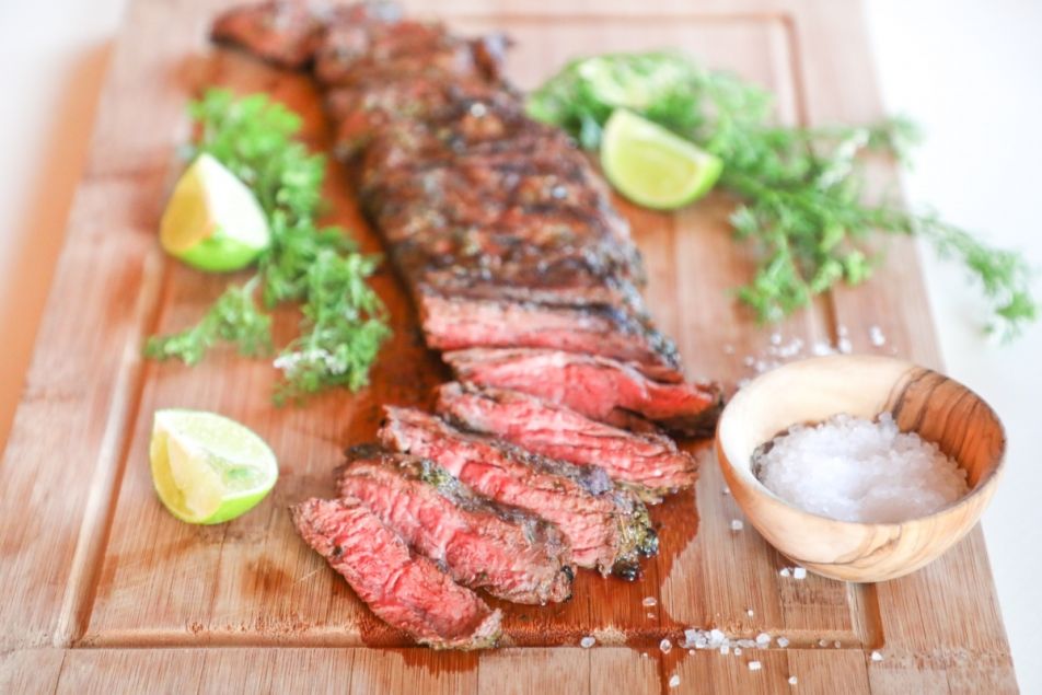 Skirt Steak with CilantroGarlic Marinade Stemple Creek Ranch