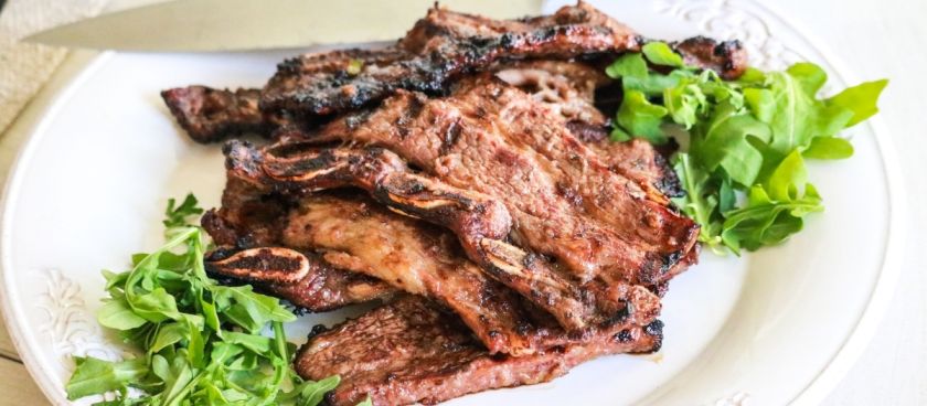 Keto-friendly Grilled Korean Beef Short Ribs
