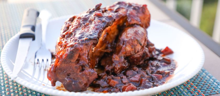 Beer Braised Pork Shank