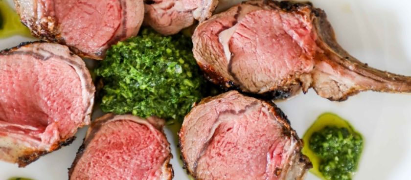 30-Minute Meals: Oven Roasted Rib Lamb Chops with Mint Chimichurri